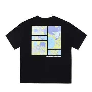 아마지키 타마키 포켓 부착 빅 실루엣 T셔츠 [ 최종 가격 인하 ]