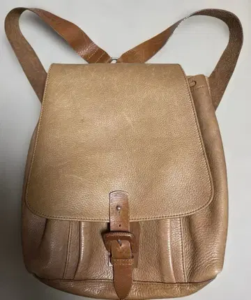 천연 가죽 백팩