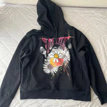salute WASHED FLOWER HOODIES 꽃무늬 프린트 후드티