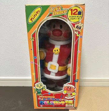 호빵맨 크리스마스 산타님 댄싱 봉제 인형 당시 물품