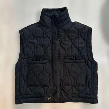 ZARA 블랙 퀼팅 다운 베스트