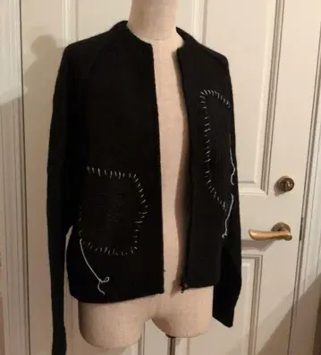 Y's 블랙 니트 가디건