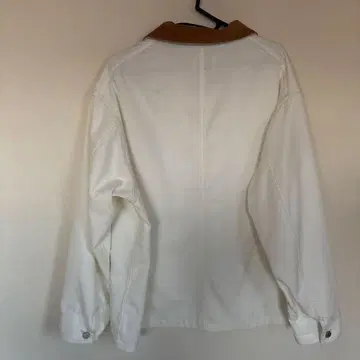 [ 새상품급 ] 화이트 코듀로이 옷깃 자켓 L 사이즈