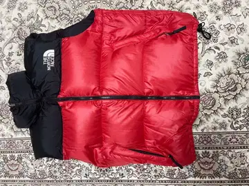 더 노스페이스 눕시 다운 자켓 (빨검)