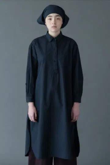 LDKWEAR 롱 셔츠 원피스