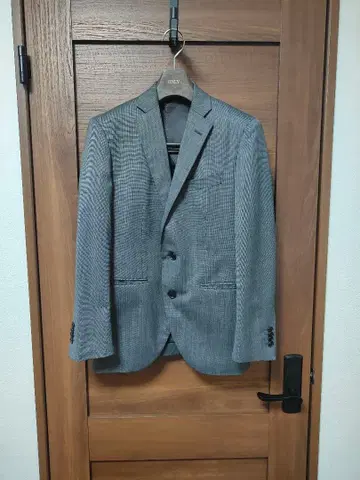 비즈니스 정장 수트 그레이