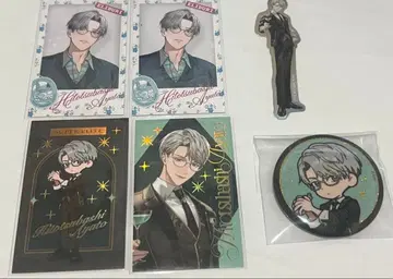 니지산지 이치바시 아야토 카드 스티커 캔뱃지 세트