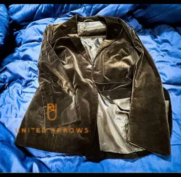 유나이티드 애로우즈 벨로아 테일러드 자켓 블랙