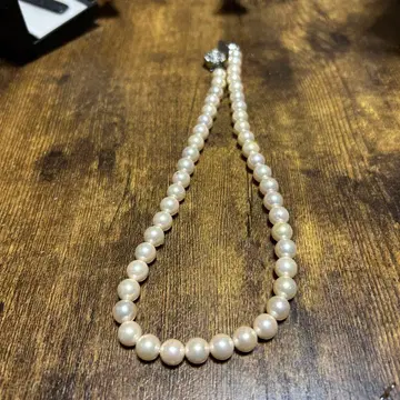 진주 목걸이 크리스탈 클로징