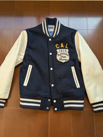 페로우즈 바시티 자켓 네이비/화이트