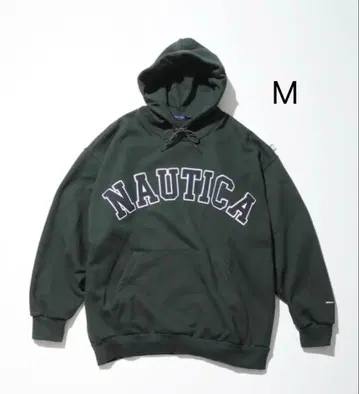 NAUTICA 아치 로고 스웨트 후드티 2.2