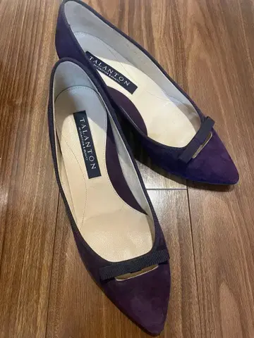 TALANTON by DIANA 퍼플 스틸레토 펌프스 23.5cm