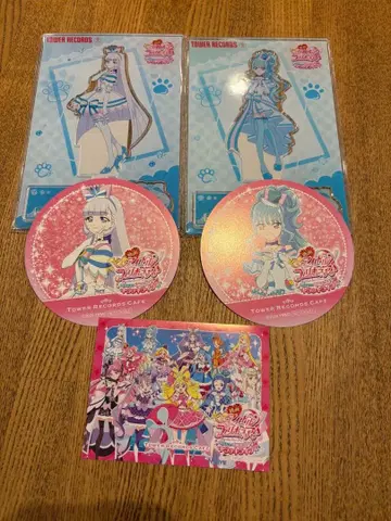 원더풀 프리큐어! 타워 레코드 카페 큐어냐미 큐어릴리안 묶음 판매