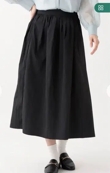 애프터눈 티 타프타 개더 스커트