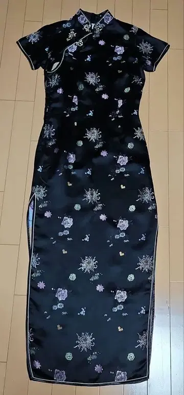 [ 본고장 ] 설랑 꽃무늬 자수 차이나 드레스 사이즈 34