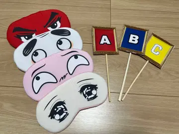 [ 결혼식 피로연 2차회 여흥 ] 등급 체크 ABC 안대 9세트