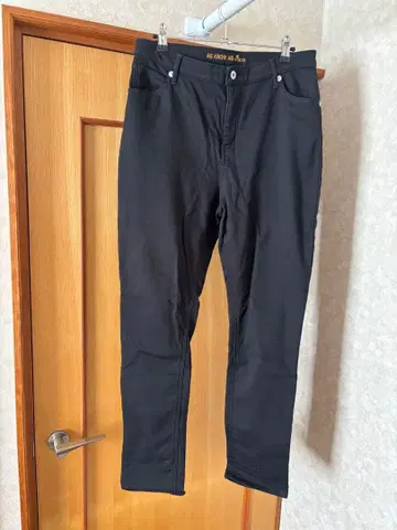 AS KNOW AS 블랙 캐주얼 팬츠