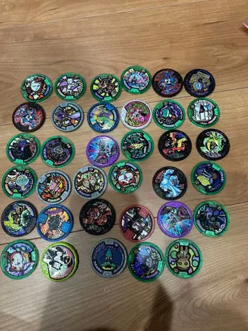 요괴워치 메달과 카드 세트