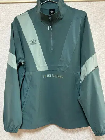 umbro 그레이 하프 지퍼 자켓