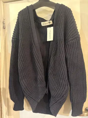 초특가! 택 포함 미사용 신존 코튼 하찌 짜임 루즈핏 가디건