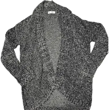 굵은 울 니트 ISETAN PREMIA 미츠코시 이세탄 긴팔 가디건