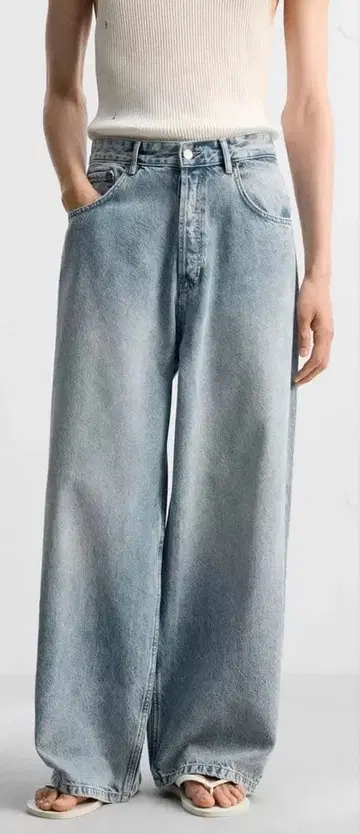 ZARA 엑스트라 배기 데님 36