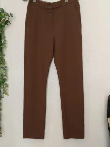 [MaxMarra] 브라운 계열 슬림 팬츠 42