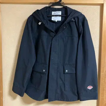 Dessin 블랙 후드 부착 자켓