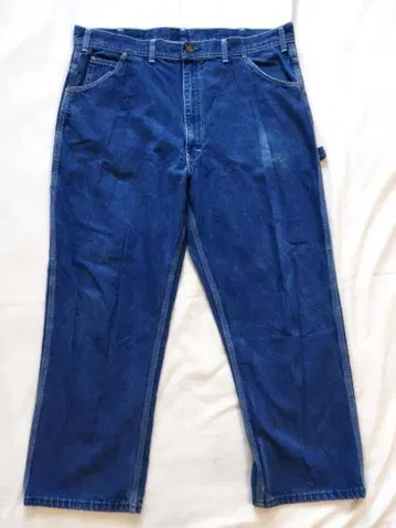 80's KEY 데님 페인터 팬츠 W40L28 빈티지