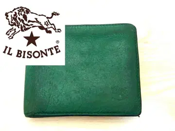 IL BISONTE 접이식 지갑 그린