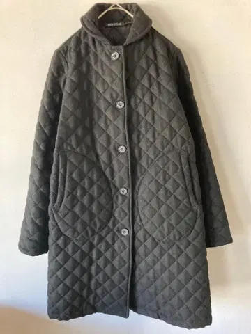 MACKINTOSH 매킨토시 퀼팅 코트 블랙