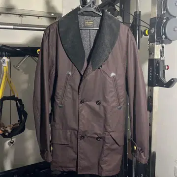 GLAD HAND 트렌치코트 더블 브레스트 코트 버건디