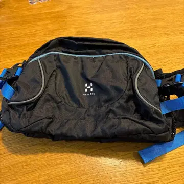 HAGLOFS 블랙 백팩 메쉬 스트랩