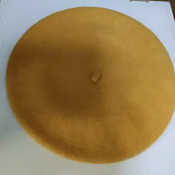 울 카멜색 베레모