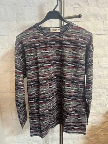 MISSONI SPORT 스트라이프 패턴 긴팔 스웨터