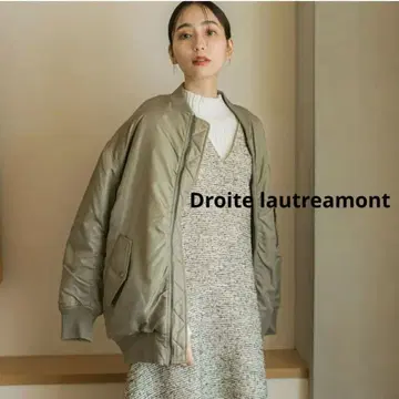 Droite lautreamont 충전솜 밀리터리 MA-1 자켓