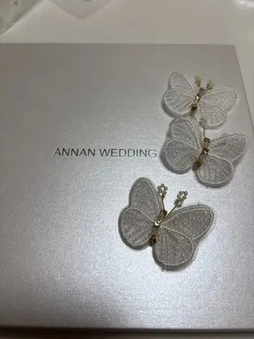 ANNAN WEDDING 나비 브라이덜 액세서리 세트