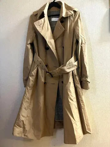 TRU'TRUSSARDI 베이지 트렌치코트 38