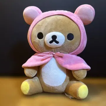 리락쿠마 후드 부착 봉제 인형