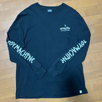 TOY MACHINE 블랙 롱 슬리브 T셔츠 M