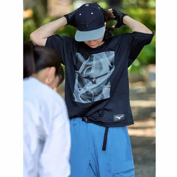 미즈노 루즈핏 그래픽 T셔츠