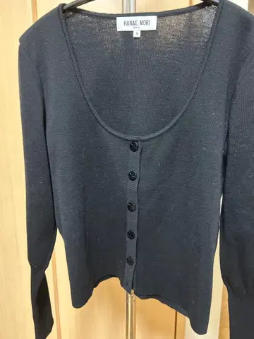 HANAEMORI 블랙 가디건 M