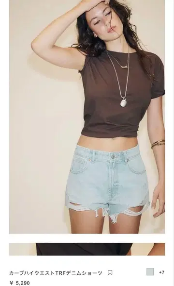 ZARA 데님 숏팬츠