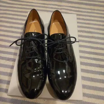 FABIO RUSCONI 블랙 레이스업 슈즈 파비오 루스코니