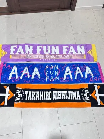 AAA Nissy 타월 3개 세트 팬 이벤트