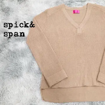 Spick and Span 스픽앤스팬 V넥 리브 니트 0794