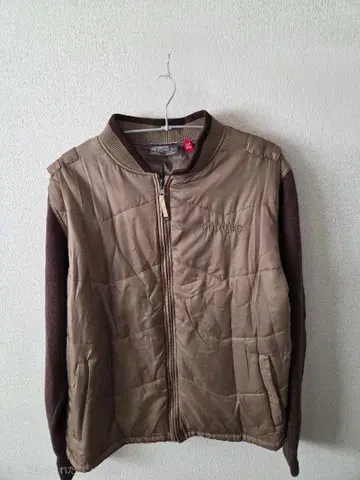 686 브라운 퀼팅 자켓