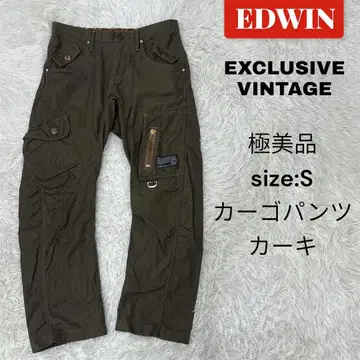 EDWIN EXCLUSIV VINTAGE 카고 팬츠 S 밀리터리
