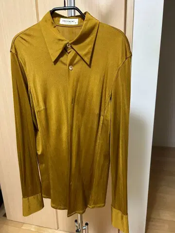 EQUIPMENT SILK SHIRT 머스타드 M