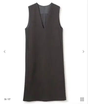 UNFILO 앙피로 울라이크 점프 스커트 차콜 S